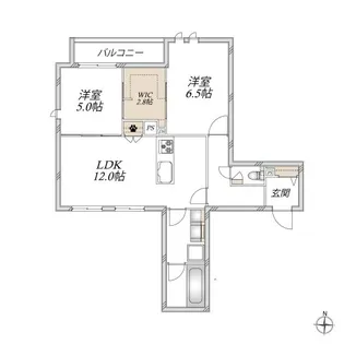 L’s Plus 豊玉中【2階】の間取り