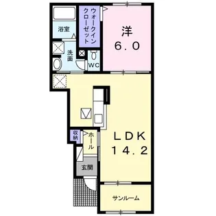 グランチェスタ【1階】の間取り