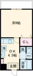 ライフコート御井【2階】の間取り