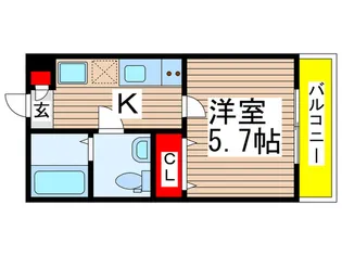 グランフロント本千葉【2階】の間取り