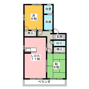 グライゼ C棟【1階】の間取り