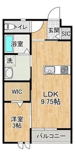 仮)下高津アパート【2階】の間取り