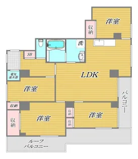 ライオンズマンション小石川台【8階】の間取り