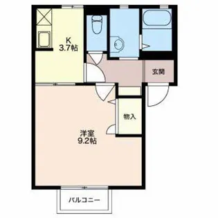 プレミールC【1階】の間取り