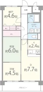 アロッジオKTI【2階】の間取り