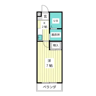 コーポみやび【2階】の間取り