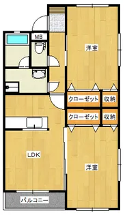 コーポT【3階】の間取り