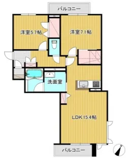 エクセレンテ【3階】の間取り