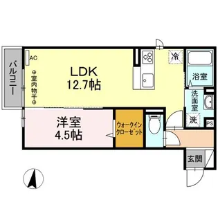 ロズレ【2階】の間取り
