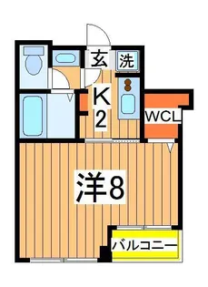 Diana K【2階】の間取り