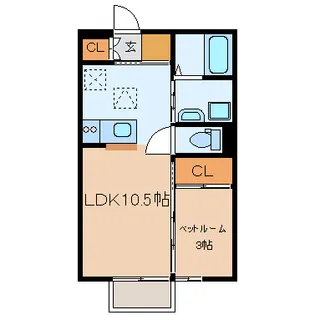 Recente【1階】の間取り