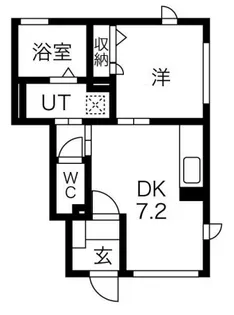 ル・ソレイユ【1階】の間取り