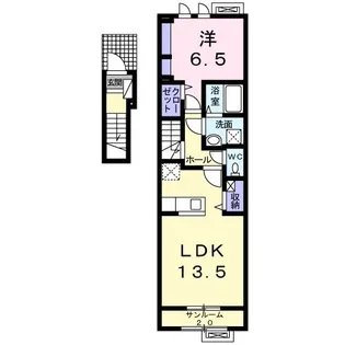 Arcadia龍【2階】の間取り