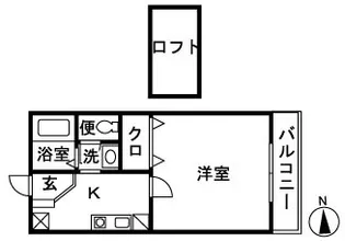アンディ【2階】の間取り