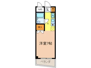 シャンヴェール加園【3階】の間取り