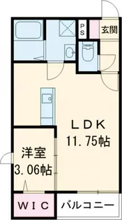 THE NOBLES 秋葉町【3階】の間取り