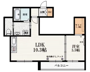 Hamptons House【2階】の間取り