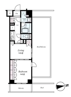 パレステージ光が丘ナチュラコート【3階】の間取り