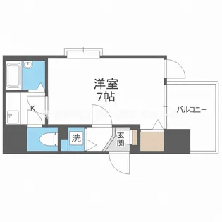 ディナスティ福島【2階】の間取り