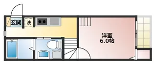 ヴェリテール本陣【2階】の間取り