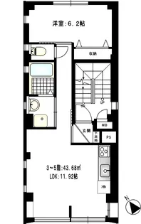 b’CASA横浜星川【4階】の間取り
