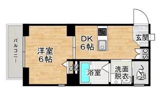サンシャイン東雲【2階】の間取り