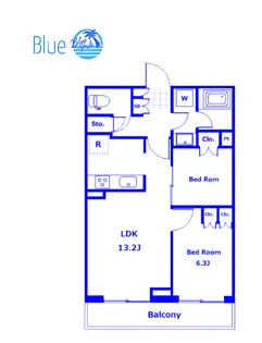 SDレジデンス川崎【2階】の間取り