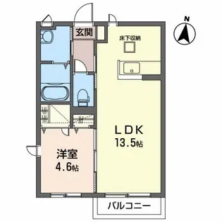 コンフォート栄【1階】の間取り