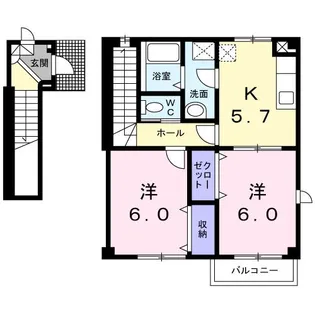 ルミナス【2階】の間取り