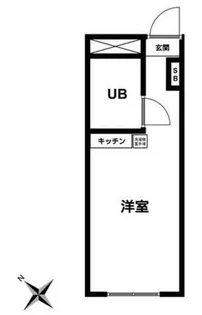 スカイコート高円寺【1階】の間取り