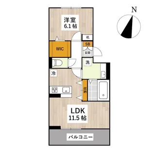 セレブ菊池【2階】の間取り
