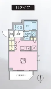 リージア三軒茶屋【1階】の間取り
