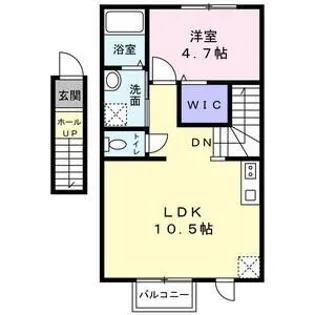 ヴィレッタ【2階】の間取り