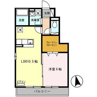 サンクレスト B【1階】の間取り