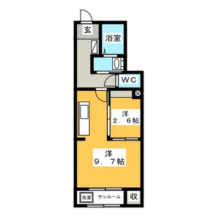 ナチュール【1階】の間取り
