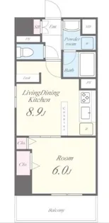 プラナ北上野【5階】の間取り