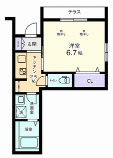 T-court【1階】の間取り