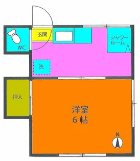 アーバン徳丸【1階】の間取り