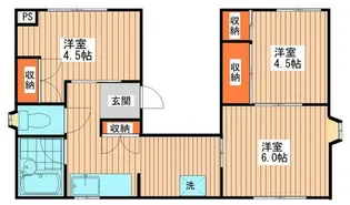 ベルジュマース【2階】の間取り