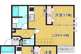 ウィンクルム・Calm【1階】の間取り