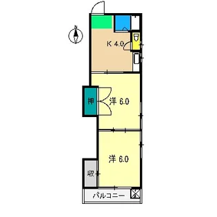 プチハウス中澤【2階】の間取り