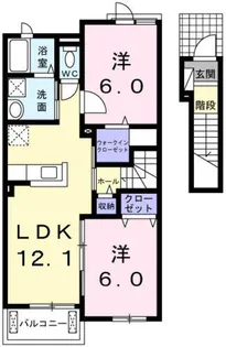 フェリオ【2階】の間取り