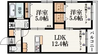 フリーシア 浜田山【2階】の間取り