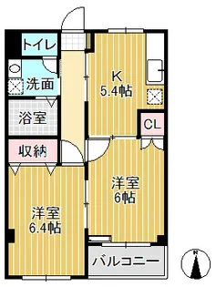 ドリームハウス砺波【3階】の間取り