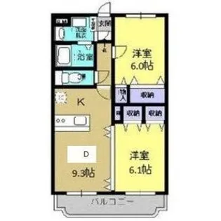 Y&Mメヌエット【2階】の間取り