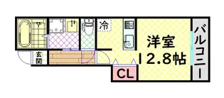 エストヴェール【1階】の間取り