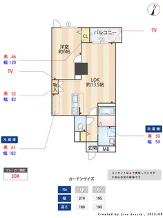 S FORT警固タワー【8階】の間取り