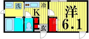 グランディオ北綾瀬【1階】の間取り