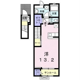キング・ガーデン (高崎市上大類町)【2階】の間取り