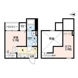 Primrose(プリムローズ)【1階】の間取り